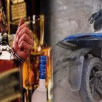 शेखपुरा में पुलिस को देखकर तस्कर भागे: गश्ती के दौरान 15 लीटर शराब और बिना नंबर की बाइक जब्त