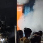 बेगूसराय में कपड़ा दुकान और घर में लगी भीषण आग, 22 लाख की संपत्ति जलकर राख