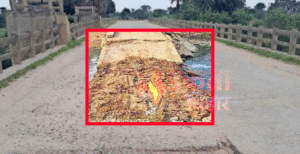 रोहतास–कैमूर को जोड़ने वाला पुल धंसा, आवागमन ठप,&hellip;
