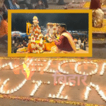 दशाश्वमेध घाट पर गंगा आरती में भारत-रूस संबंधों पर विशेष अनुष्ठान, 1100 दीपों से लिखा “Welcome Putin”