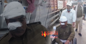 बेगूसराय: ओवरब्रिज के नीचे अतिक्रमण हटाने गए होमगार्ड&hellip;