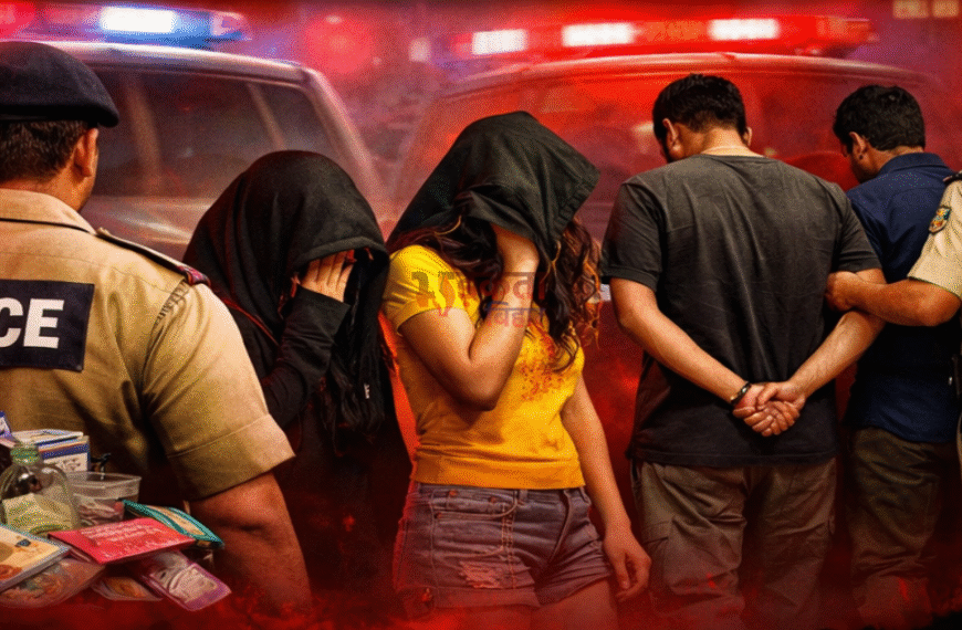 नवादा में सेक्स रैकेट का भंडाफोड़, दो लड़कियों समेत चार गिरफ्तार