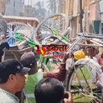 सुपौल के लोहियानगर चौक पर अतिक्रमण हटाओ अभियान, दुकानदारों में नाराजगी