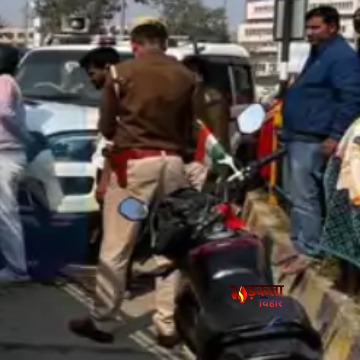 पटना में डीएसपी की गाड़ी से टक्कर, रॉन्ग…