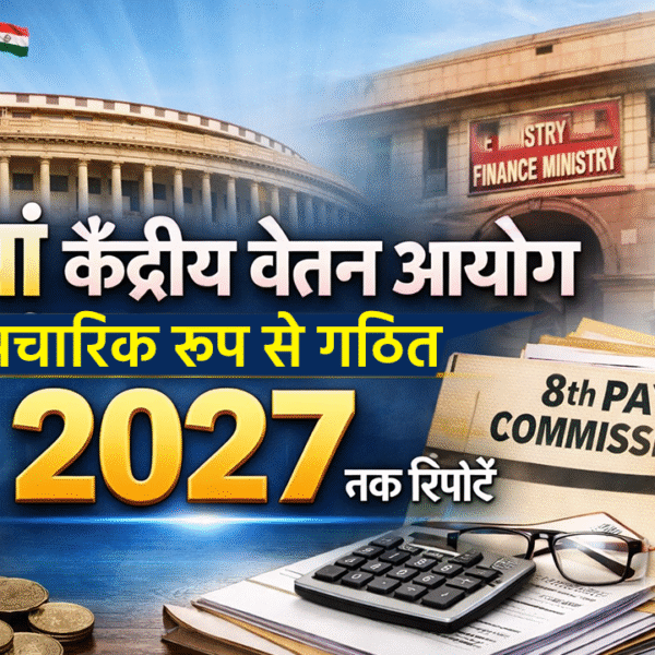 8वां केंद्रीय वेतन आयोग औपचारिक रूप से गठित,&hellip;