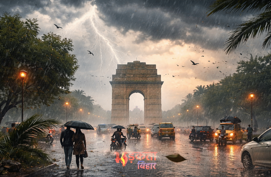 उत्तर भारत में मौसम का बड़ा बदलाव: दिल्ली-एनसीआर में आंधी-बारिश का अलर्ट, ठंड जल्द विदा होगी