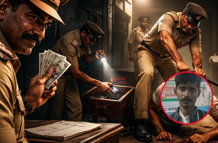 थाने में साजिश! दारोगा ने रचवाई मोबाइल चोरी, पैसे लेने के बाद उसी युवक की कर दी पिटाई