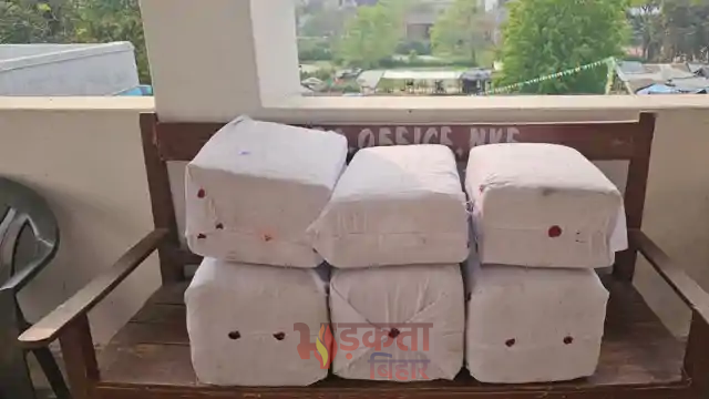 बिहार में नशे के खिलाफ बड़ी कार्रवाई: 85 किलो गांजा के साथ दो तस्कर गिरफ्तार