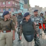 मुजफ्फरपुर में होली से पहले पुलिस का फ्लैग मार्च, हाई अलर्ट पर प्रशासन