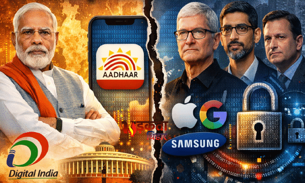 आधार ऐप प्री-इंस्टॉल पर टकराव: डिजिटल सुविधा बनाम&hellip;