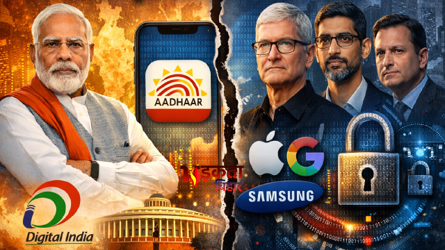आधार ऐप प्री-इंस्टॉल पर टकराव: डिजिटल सुविधा बनाम निजता की जंग
