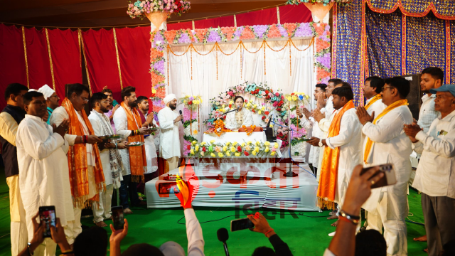 नवादा में राम कथा में शामिल हुए चिराग पासवान, बोले—‘प्रभु श्रीराम से बिहार के विकास की कामना’