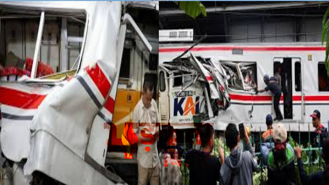 जकार्ता के पास भीषण ट्रेन हादसा: दो ट्रेनों की टक्कर में 14 की मौत, 84 घायल