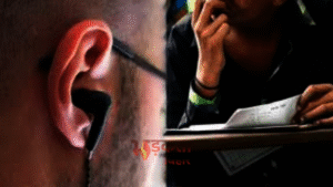 बेगूसराय में हाईटेक नकल का भंडाफोड़: कान में&hellip;