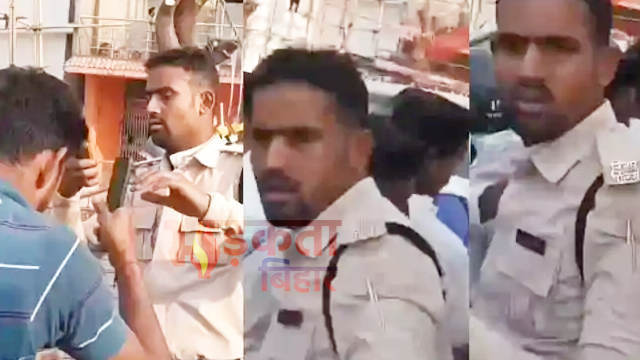 नवादा में पुलिस पर हमला: युवक की पिटाई के आरोप के बाद भड़की भीड़, चालक गिरफ्तार