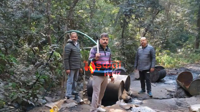 दारू माफिया का ‘जंगल नेटवर्क’ बेनकाब: मुजफ्फरपुर में भारी मात्रा में विदेशी शराब बरामद