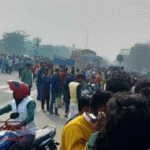 मोतिहारी में दर्दनाक हादसा: स्कूली बस ने युवक को रौंदा, सड़क पर बवाल
